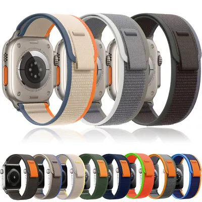 $11.90 • Buy Trail Loop For Apple Watch 9 8 7 6 SE Ultra 2 44/45/49mm Nylon Sport Band Strap
