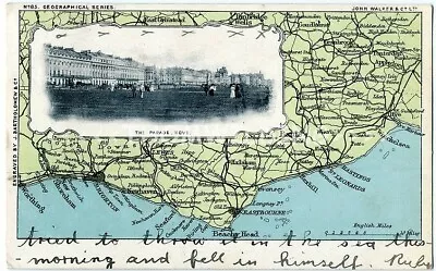 £15 • Buy MAP CARD - The Parade BRIGHTON Hove By John Walker & Co.  SUSSEX