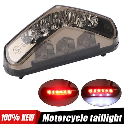 Motorcycle LED Tail Light Fender Stop Rear Brake Lamp For Chopper Dirt Bike ATV • $18.03