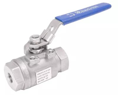 1/4  NPT Stainless Steel Seal-Welded Full Port Ball Valve 3600PSI • $88.95