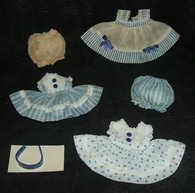 1952  GINNY DOLL ~ 3 DRESSES With  BLOOMERS ~ VOGUE  #3 • $29.99