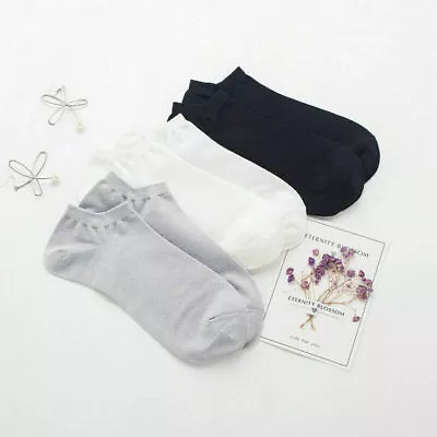 3 Pairs/lot Nature Silk Socks For Men Low Cut Mulberry Silk Men Socks Breathable • $12.15