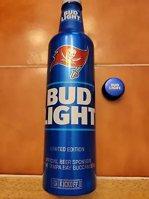 $4.99 • Buy Bud Light NFL 2023 Tampa Bay Buccaneers Aluminum Bottle