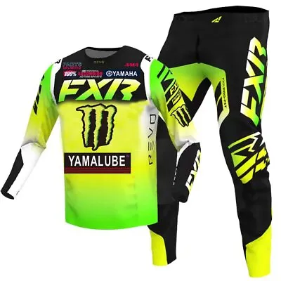 2023 FXR Revo Comp Yamalube Monster Gear Set Jersey/Pants Motocross Racing Set • $160