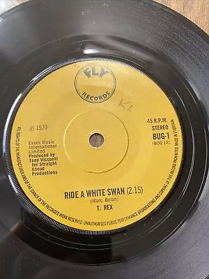 T Rex  Ride A White Swan  7 Inch Single • £10