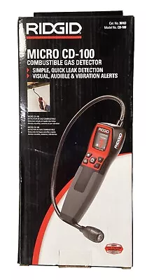 USED - RIDGID 36163 Micro CD-100 Combustible Gas Detector • $71.39