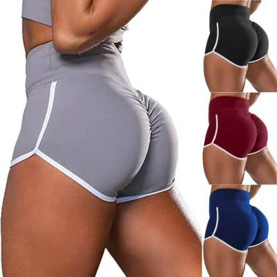 £6.96 • Buy Womens Push Up Gym Shorts Leggings High Waist Anti Cellulite Fitness Yoga Pants