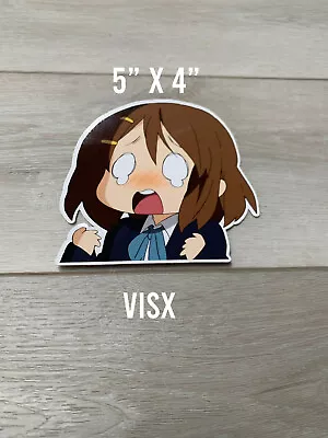 Yui Hirasawa K-on Anime Material Bumper Sticker Decal Vinyl Meme Waifu • $5.49