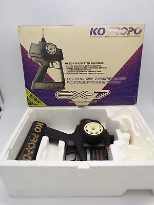 Vintage KO Propo EX-7 Radio Control Pistol Grip Transmitter Car Remote With Box • $62.99