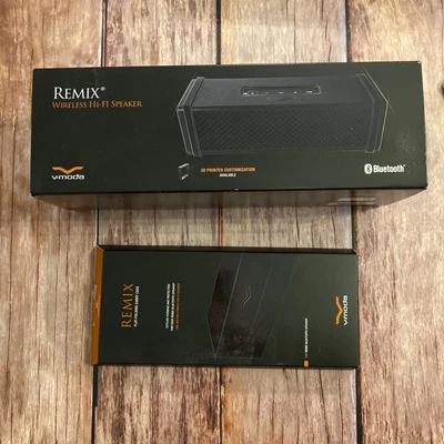 $159 • Buy V-MODA REMIX Bluetooth Hi-Fi Black Metal Mobile Speaker & Bonus Carrying Case!