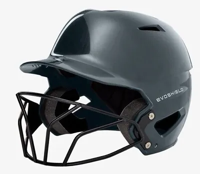 Evoshield XVT Scion Charcoal Semi Gloss Finish Softball Batting Helmet With Mask • $19.95