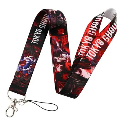 Tokyo Ghoul Anime Ken Kaneki Themed ID Badge Holder Lanyard • $5.99