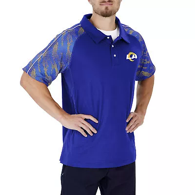 Zubaz NFL Men's Kansas City Chiefs Elevated Field Polo W/ Viper Print Accent • $38