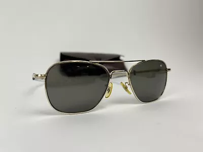 Vintage American Optical AO 12K GF 5 1/2 Pilot Aviator Sunglasses Authentic • $1010.26