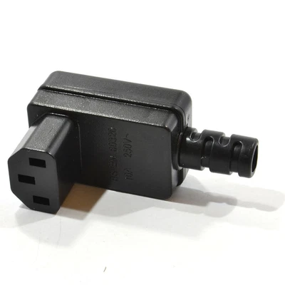 £3.89 • Buy Heavy Duty Rewireable Right Angle IEC C13 Female Socket Plug 10A 250V