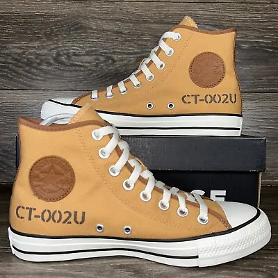 Converse Men's Chuck Taylor All Star Hi Workwear Tan Brown Canvas Sneakers Shoes • $54.95