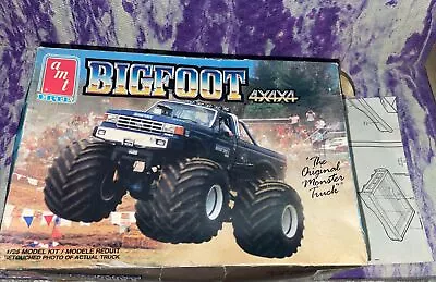 Vintage AMT Ertl Bigfoot Monster Truck 4x4x4 Kit #6712 Open Box (read) • $49.99