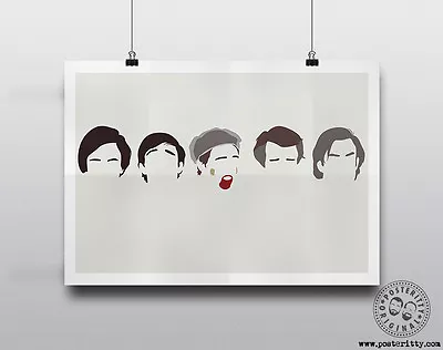 £4 • Buy ALAN PARTRIDGE Minimalist Comedy Heads Minimal Movie Poster Posteritty Hair Art