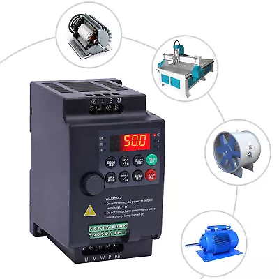 3hp 2.2kw Vfd Variable Frequency Drive Inverter Converter Motor 3 Phase Output • $84.84