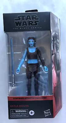 Star Wars The Black Series Aayla Secura 6  Action Figure Attack Of The Clones • $29.95