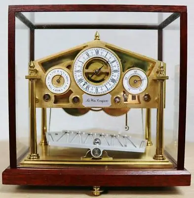 £1895 • Buy Rare 8 Day Brass Devon Clocks Automation Congreve Rolling Ball Skeleton Clock