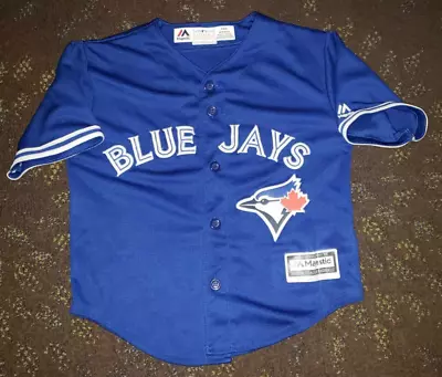 Toronto Blue Jays Majestic Cool Base Baseball Jersey KIDS Medium 5/6 Toddler • $24.95