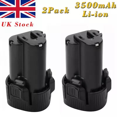 2x Battery For Makita 10.8V 3.5Ah Li-ion BL1013 BL1014 194551-4 194550-6 DF030D  • £15.91