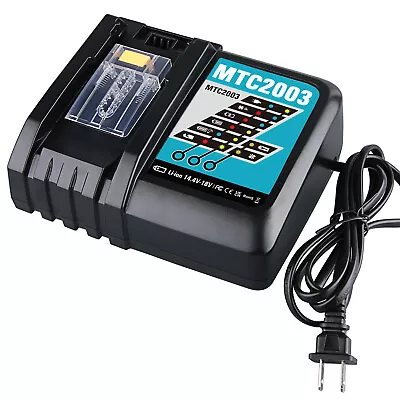 18V For Makita DC18RC 18 VOLT LXT Lithium‑Ion Rapid Optimum Battery Charger • $17.89