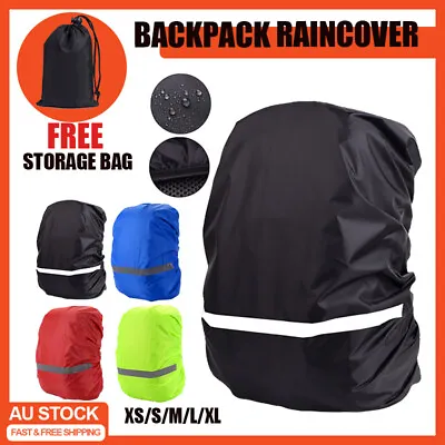 $10.99 • Buy Outdoor Foldable Backpack WaterProof Rain Cover Rucksack Camping Travel Bag
