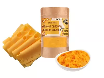 FREEZE DRIED ORANGE CHEDDAR CHEESE POWDER KETO SUGAR FREE NACHO POPCORN | 100g • £11.08