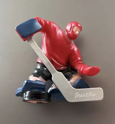 Vintage FRANKLIN Plastic Hockey Player Figure Figurine Table Game Piece Goalie • $8.53