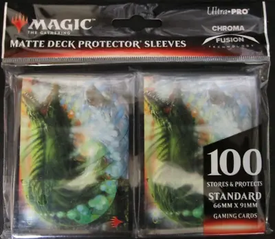 100 Ultra Pro MAGIC UMA V4 Standard Size Matte Deck Protector Sleeves Pack MTG • $14.95