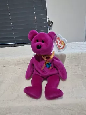 Rare Collectable Misspelt Millenium Bear - TY Beanie Baby  • £8