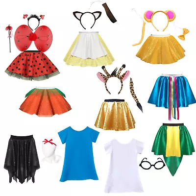 Girls Dahl WORLD BOOK DAY COSTUMES Fancy Dress MATILDA Giraffe LADYBIRD Sophie • £9.99