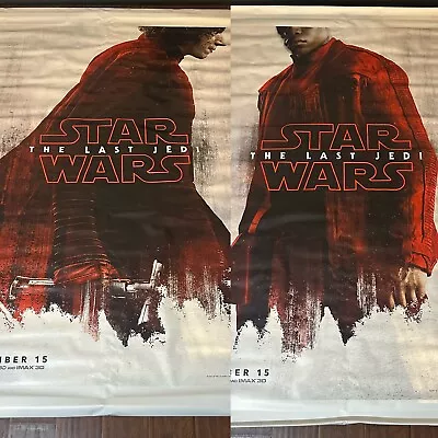 STAR WARS THE LAST JEDI Kylo Ren Finn Movie Poster VINYL BANNER 5ft X 8ft Rare • $1750