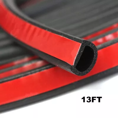 4M Big D Shape Car Door Window Trim Edge Moulding Rubber Weatherstrip Seal Strip • $8.99