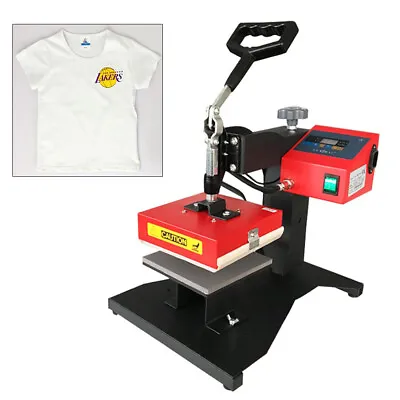 DIY Digital Heat Press Machine Press Single Heater 5.9x5.9  Small Size Transfer • $110.20