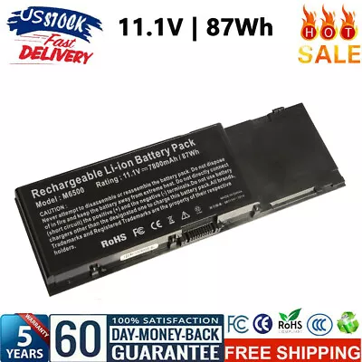 87Wh Battery For Dell Precision M2400 M4400 M6400 M6500 C565C DW842 312-0873 • $35.99