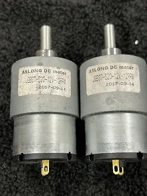 Qty 1 Reversible Gear Motor 12 Rpm's At 12 Volts D.c. 6mm Shaft Never Used Nos • $23