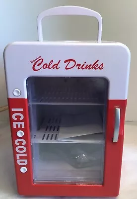 Refreshing Ice Cold Drinks Mini Refrigerator Cooling Or Heating Coca Cola Coke?? • $29.75