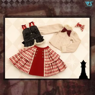 BJD Volks Super Dollfie Dream SD SD13 DD SDGr Girl Checkmate Pretty Outfit Set • $67.95