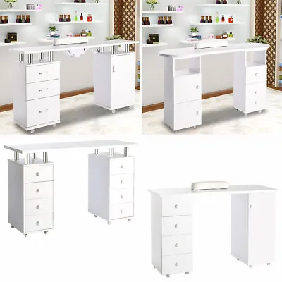 Professional Manicure Technician Table Desk Nail Art Beauty Salon Bar Station UK • £119.95