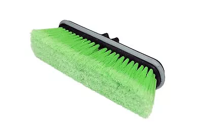 CarCarez Car Truck Boat RV 10  Heavy-Duty Flow-Thru Wash Brush Head Green • $13.99