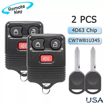 2x Keyless Remote Control Fob For 01 02 03 04 05 06 07 08 Mazda B-Series + Key • $12.85