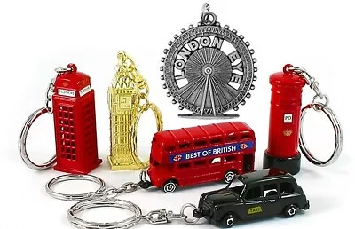 British Miniature London Key Ring Brelock Diecast Metal Keychain Souvenir Gift • £2.25