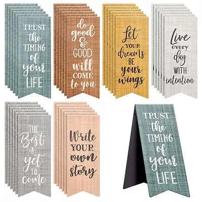 36 Pack Magnetic Inspirational Bookmarks For Women With Quotes 6 Designs • $13.89