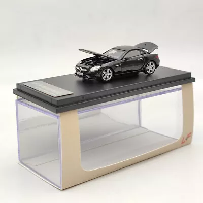 1:64 LF Mercedes-Benz SLC Limite Running Open Doors Diecast Toys Car Model Black • £32.28