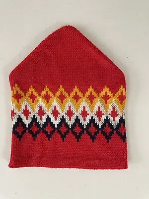 WIGWAM Vintage Red/Multicolor Ski Hat O/S • $15