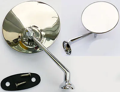 Classic & Vintage Car Adjustable Left Or Right Hand Chrome Door Or Wing Mirror • $101.29