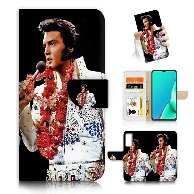 ( For Oppo A16s ) Wallet Flip Case Cover PB24582 Elvis Presley • $13.99